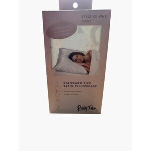 Headwear Satin Pillow Case Standard Size Style 121-WHT 260122